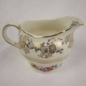 Alfred Meakin England Creamer Only - Golden Posy 22k